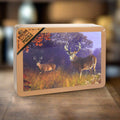 Puzzle in Tin 1000-Piece-Deer Scene