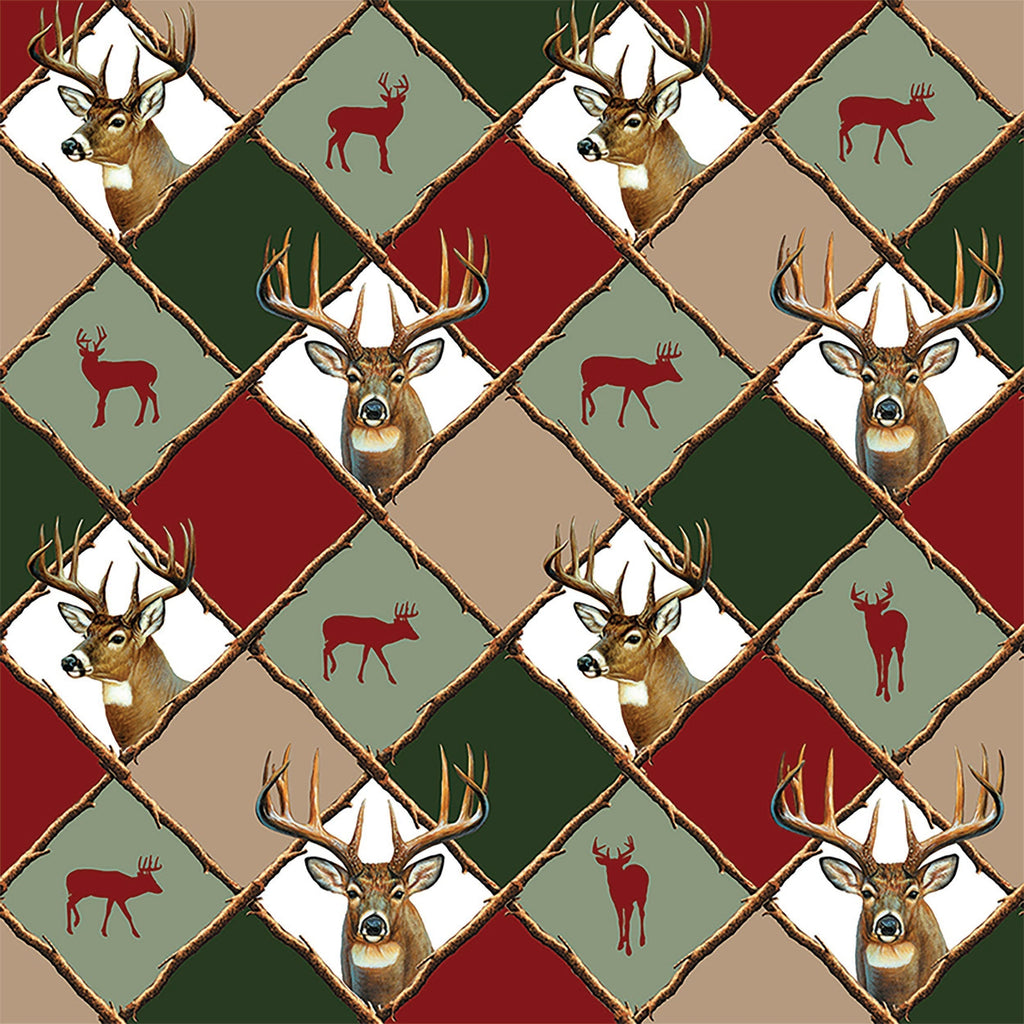 Gift Wrap-Deer Assortment-36 pc Display