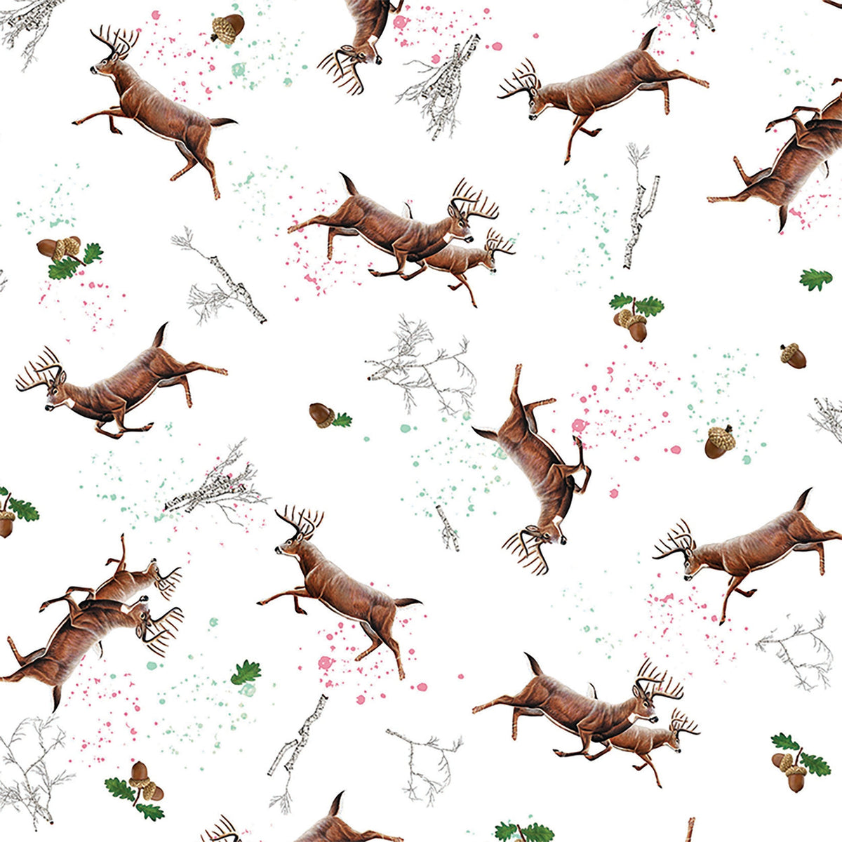 Gift Wrap-Deer Assortment-36 pc Display