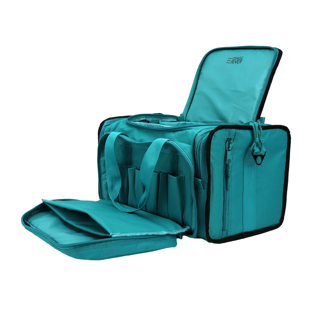 Osage River Range Bag-Teal and Black