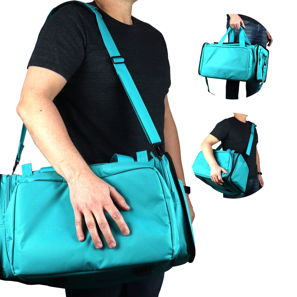 Osage River Range Bag-Teal and Black