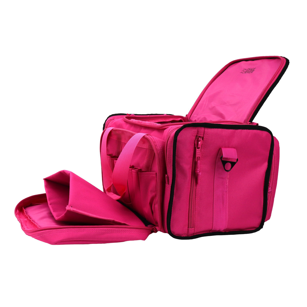 Osage River Range Bag-Pink and Black