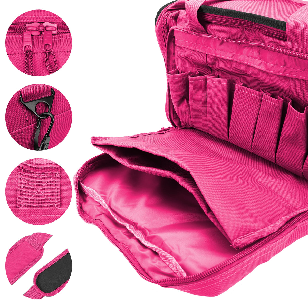 Osage River Range Bag-Pink and Black