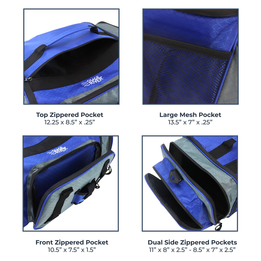 Osage River Elite Ripstop Fishing Tackle Bag-Ash-