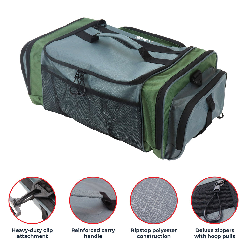 Osage River Elite Ripstop Fishing Tackle Bag-Olive