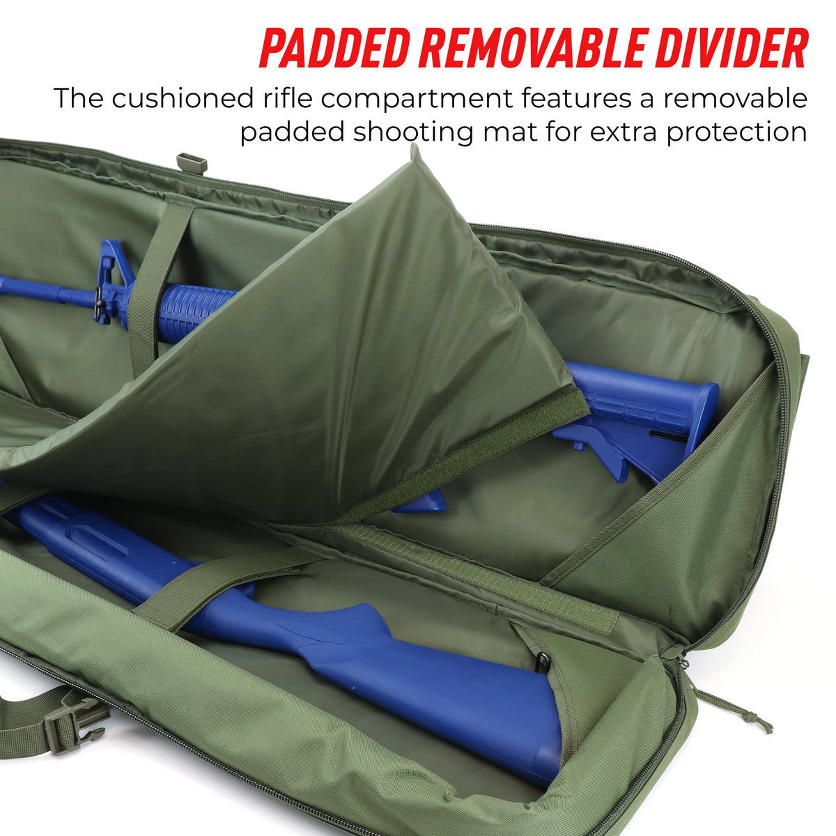 Osage River Double Rifle Case 42-Inch-OD Green