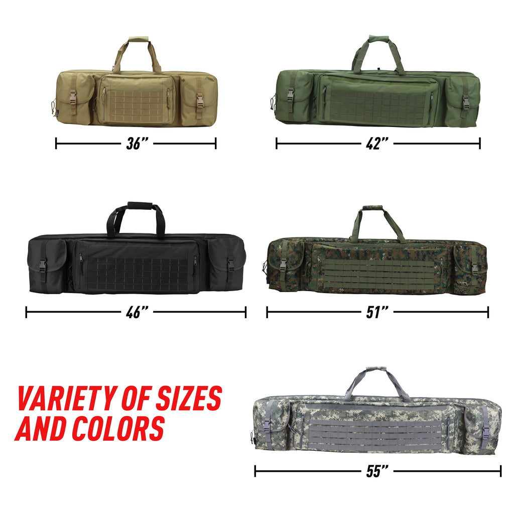 Osage River Double Rifle Case 46-Inch-OD Green