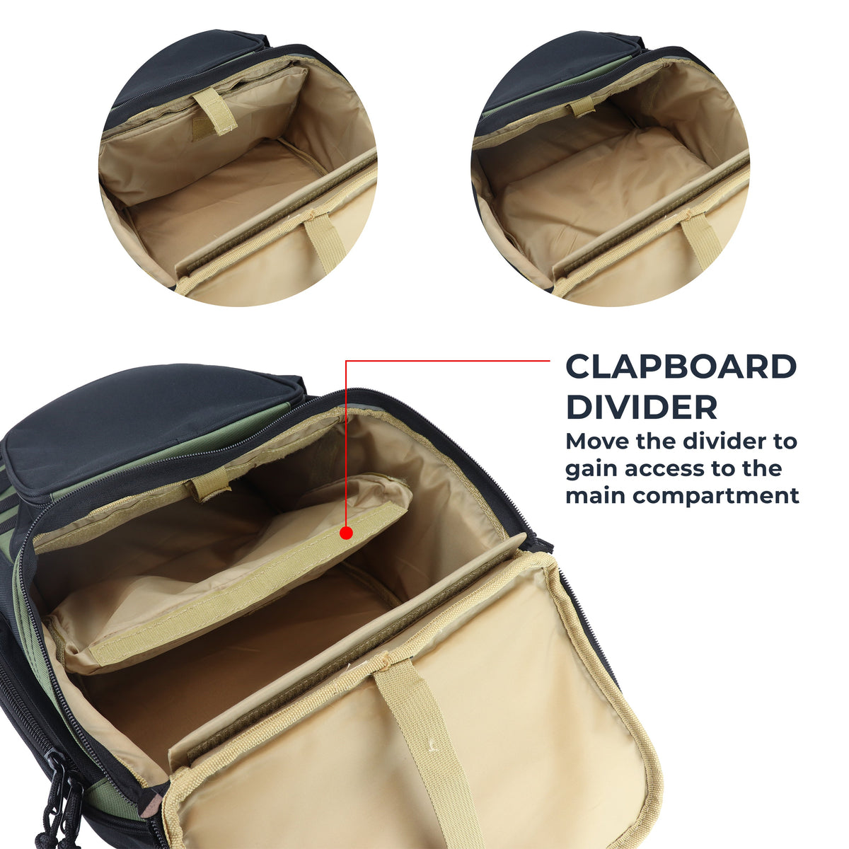 Osage River Ultimate Fishing Backpack-Large-Olive