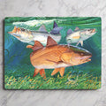 Guy Harvey Cutting Board 12in x 16in-Redfish