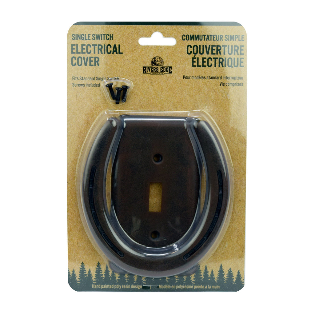Electrical Cover Single Plate Switch-Horse Shoe