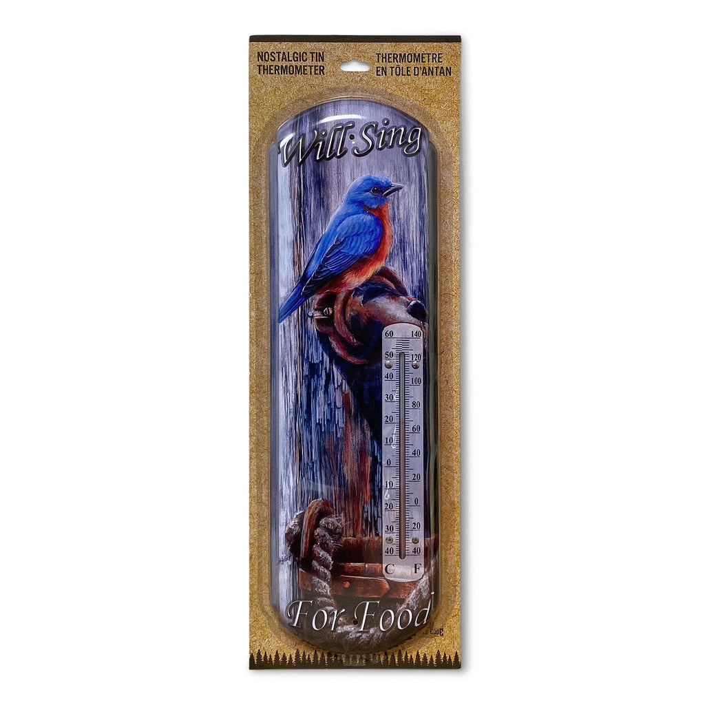 Tin Thermometer-Will Sing for Food