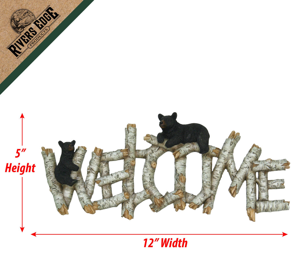 Welcome Plaque-Birch Bear