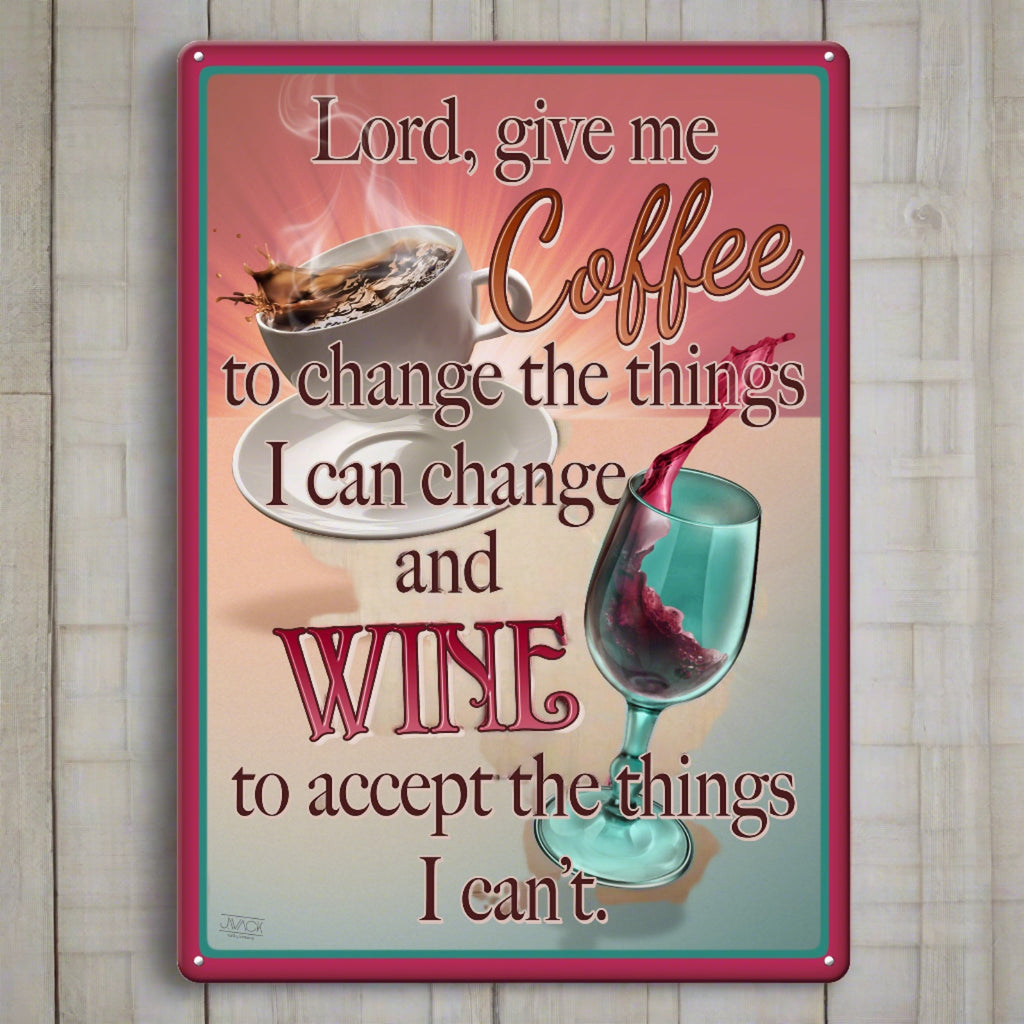 Tin Sign 12in x 17in-Lord Give