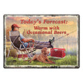 Tin Sign 12in x 17in-Warm Ocasional