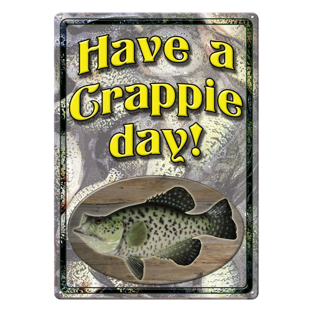 Tin Sign-Crappie Day