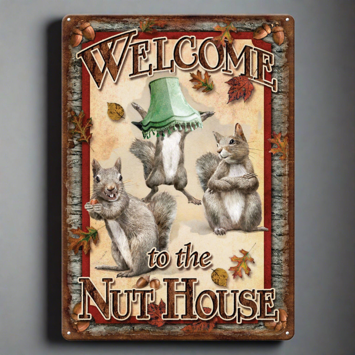 Tin Sign 12in x 17in-Nut House