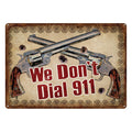 Tin Sign 12in x 17in-Dial 911