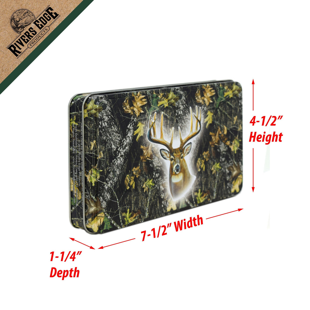 Playing Cards and Dice in Tin-Mossy Oak Deer