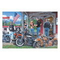 LED Art 24in x 16in-Rusty Motorcycle