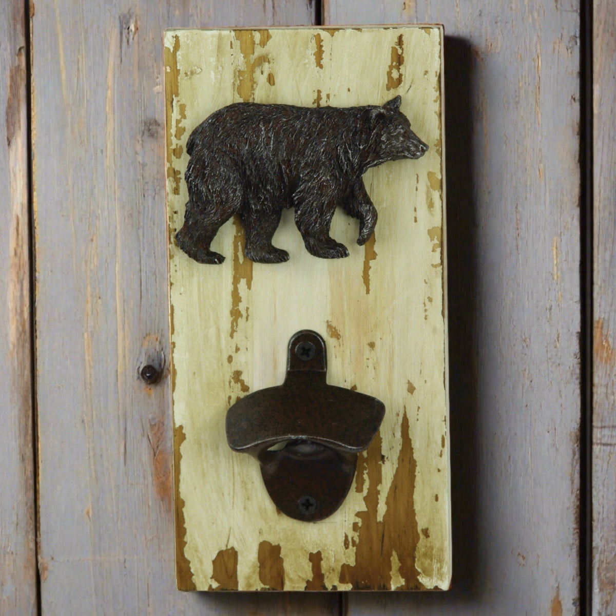 Bottle Opener-Rustic Bear