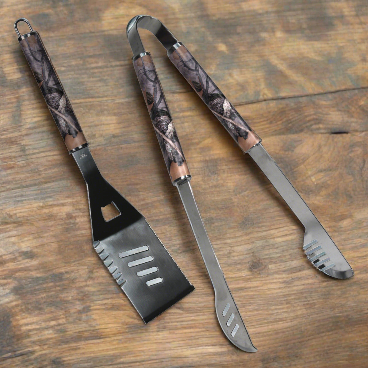 BBQ Tool Set SS 2pc-Camo