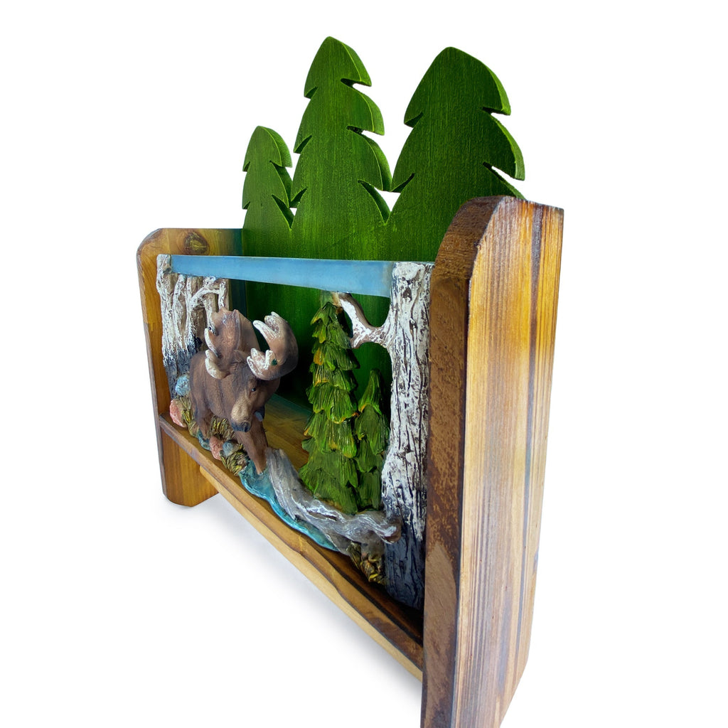 Magazine Rack TP Holder-Moose