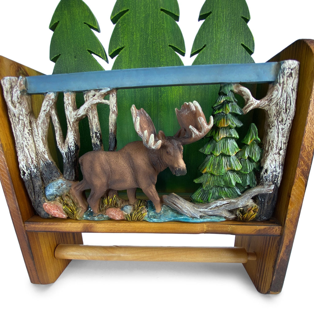 Magazine Rack TP Holder-Moose