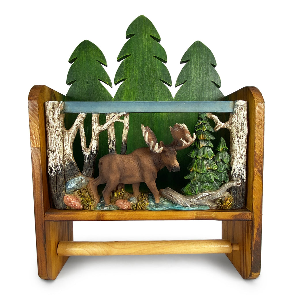 Magazine Rack TP Holder-Moose