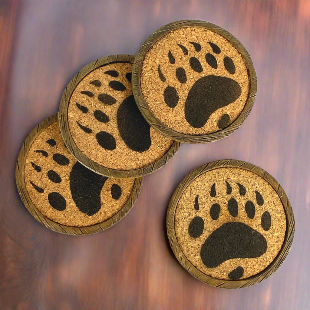 Coaster Set-Bears in Boat