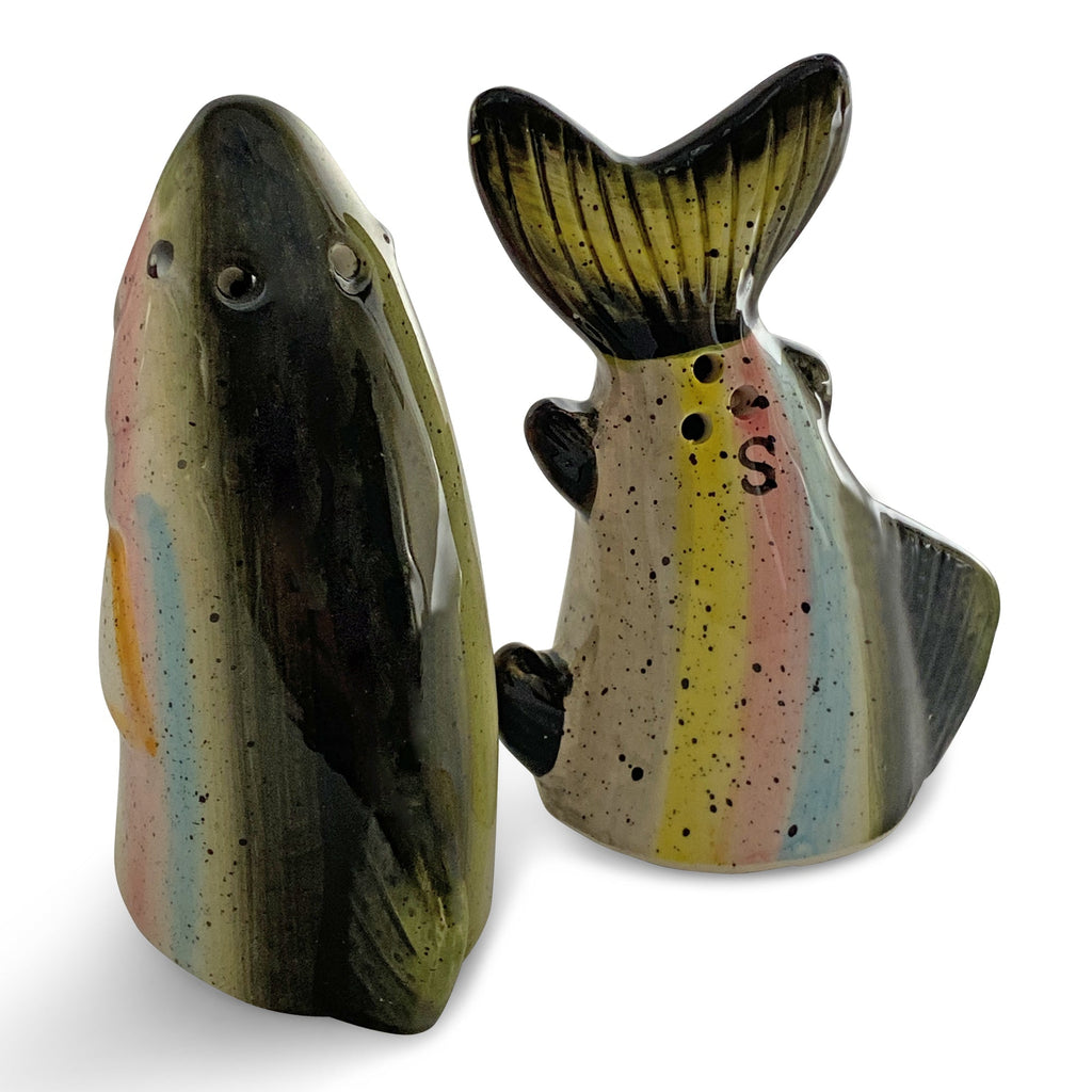 Salt and Pepper Shakers-Trout