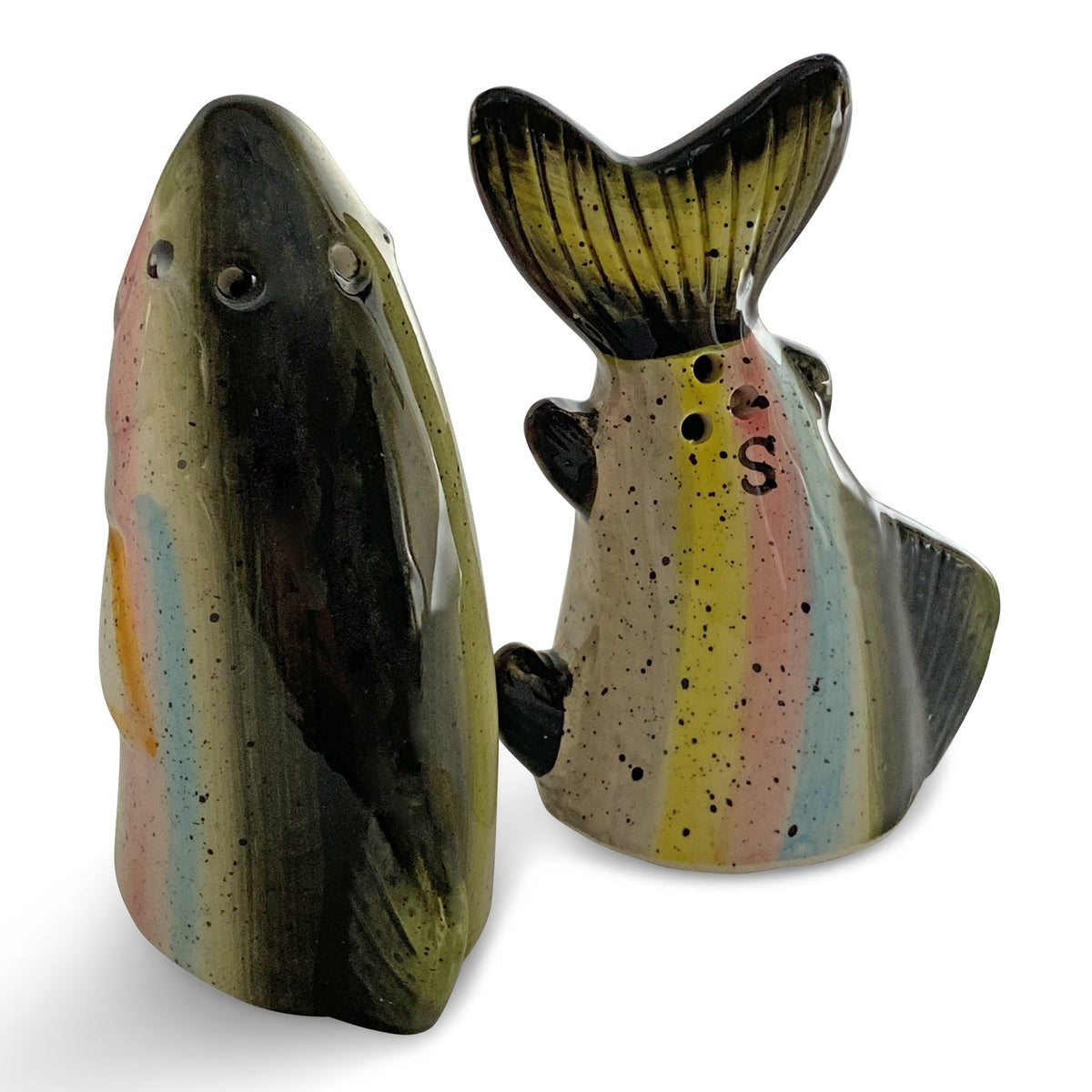 Salt and Pepper Shakers-Trout