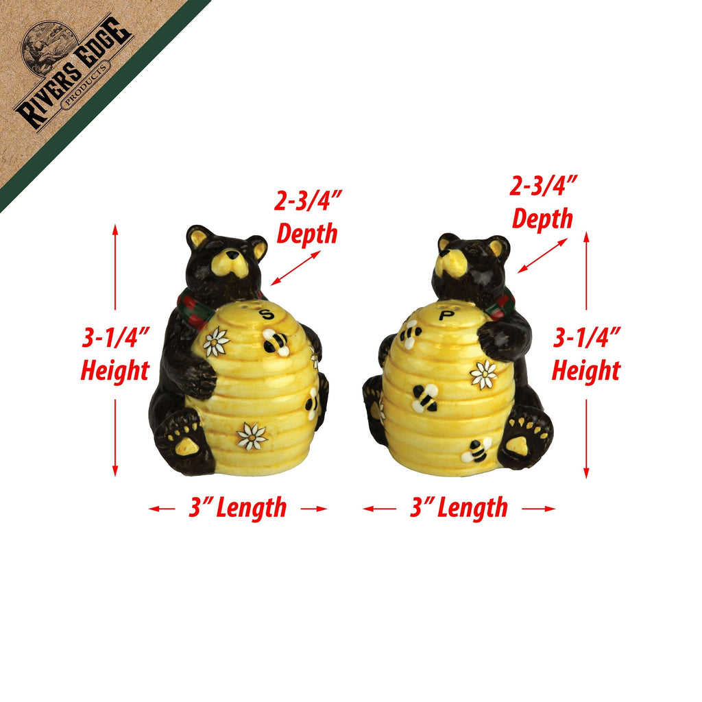 Salt and Pepper Shakers-Bear