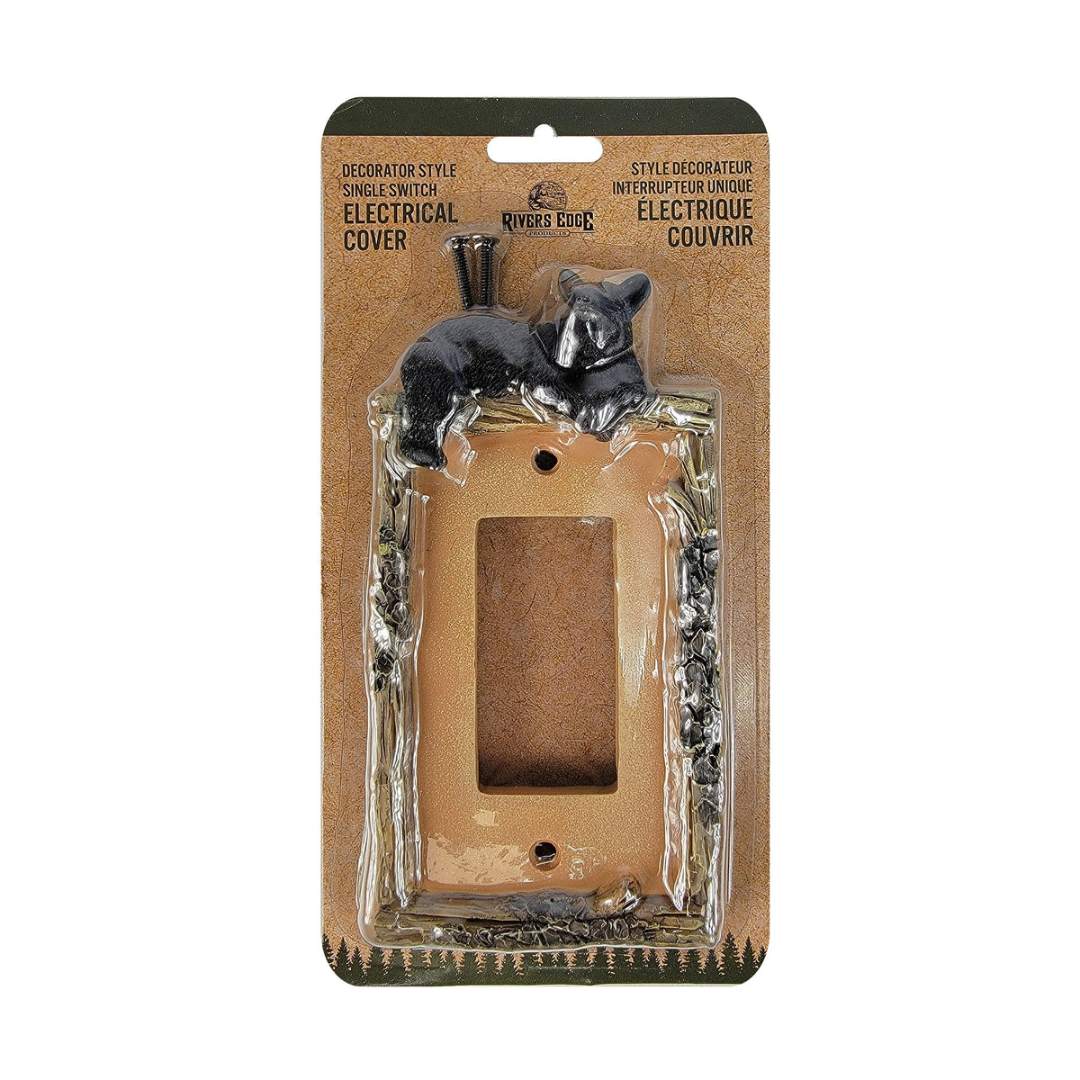 Electrical Cover Single Plate-Bear