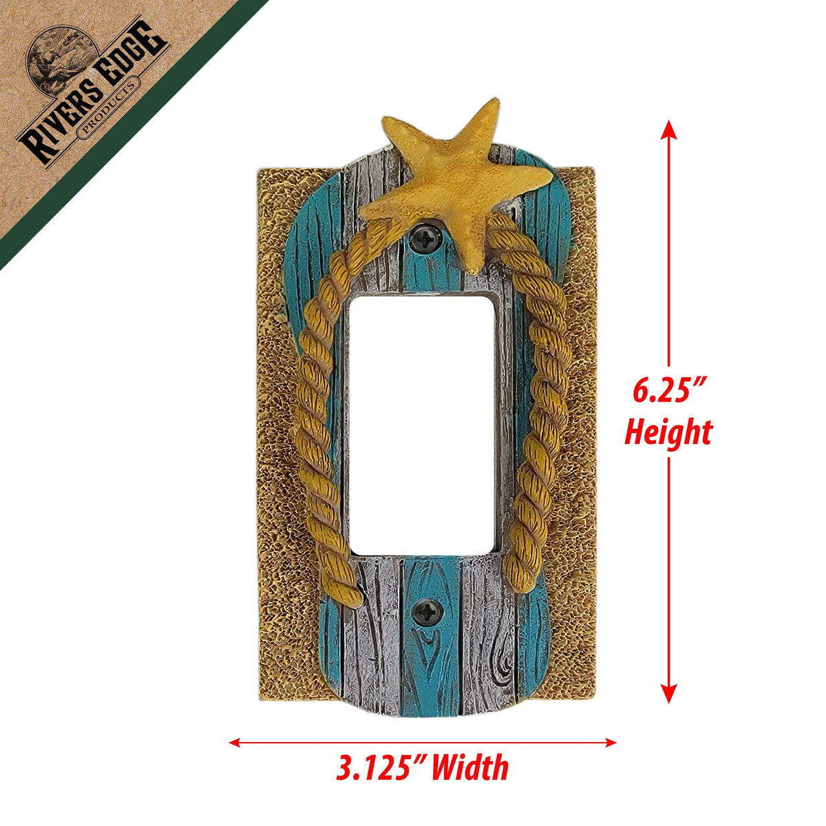 Electrical Cover Plate Single-Beach