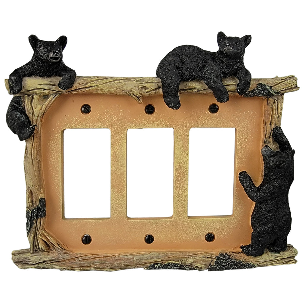 Electrical Cover Plate Triple-Bear