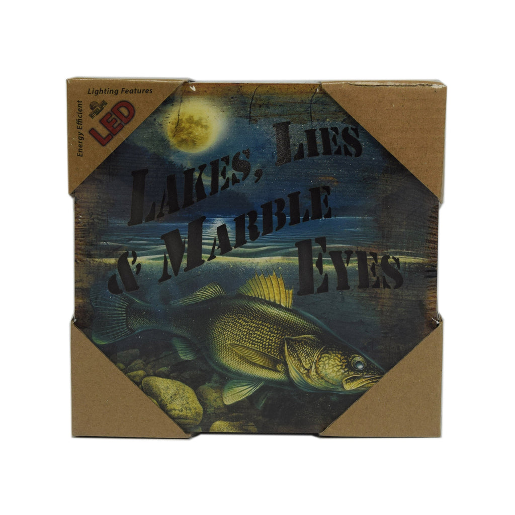 LED Box 6in x 6in-Lake Lies Marble