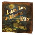 LED Box 6in x 6in-Lake Lies Marble