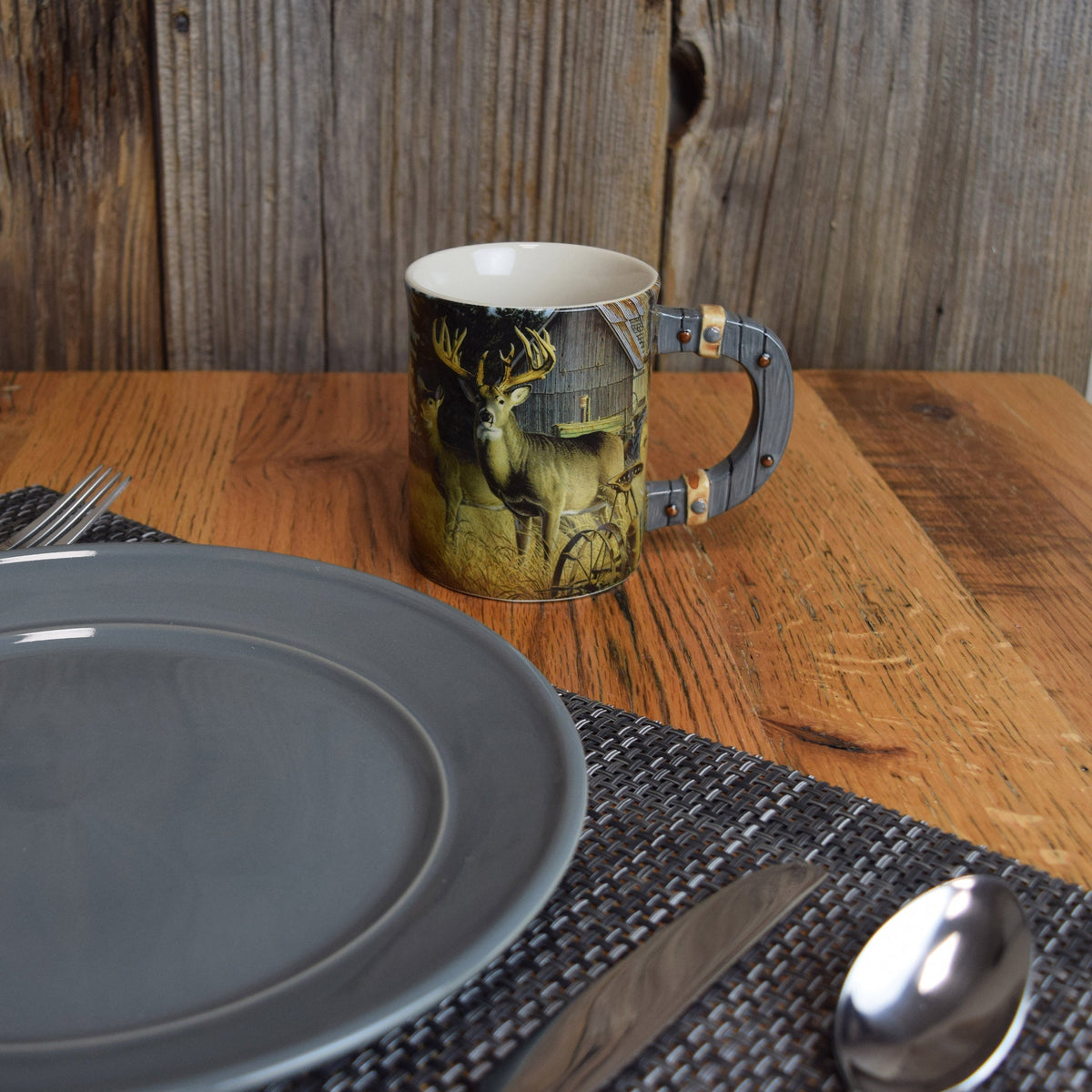 Ceramic Mug 3D 15oz-Deer Farm