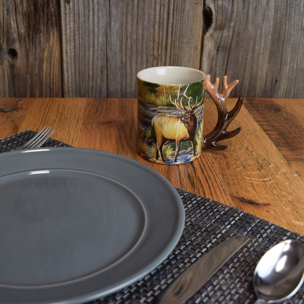 Ceramic Mug 3D 15oz-Elk Scene
