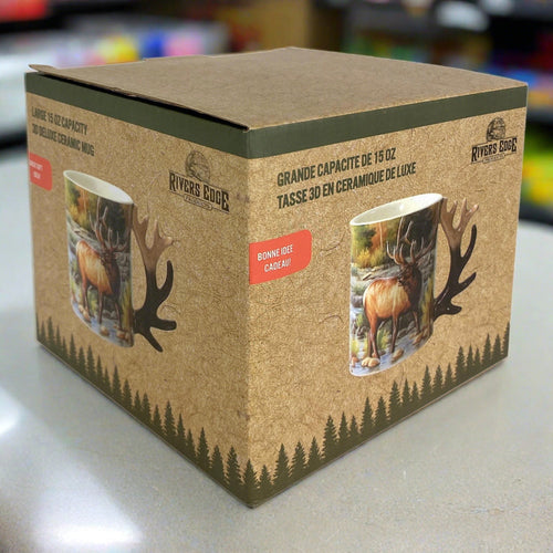 Ceramic Mug 3D 15oz-Elk Scene