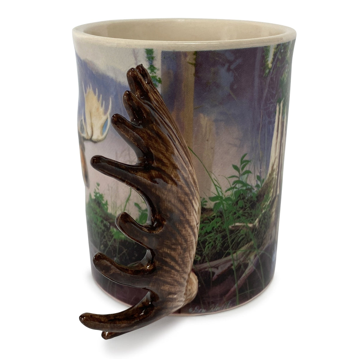 Ceramic Mug 3D 15oz-Moose Scene