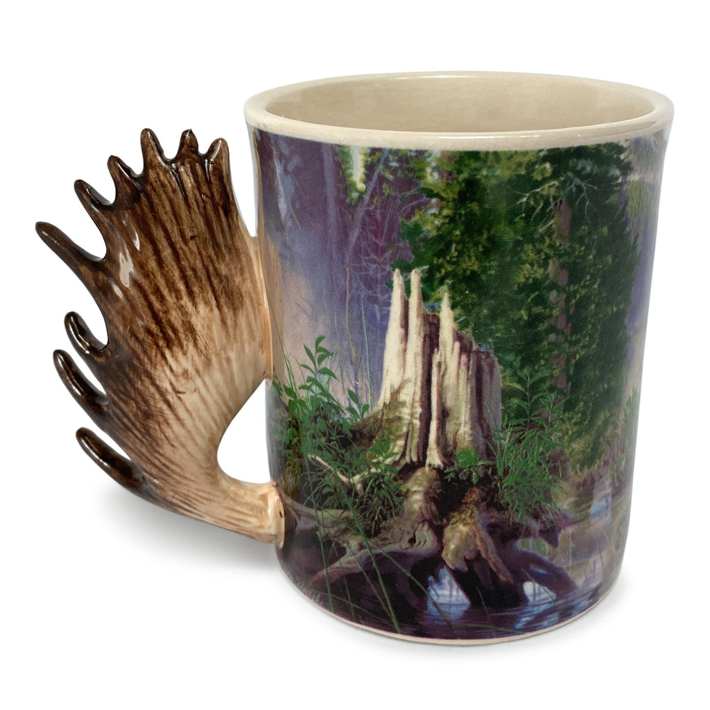 Ceramic Mug 3D 15oz-Moose Scene