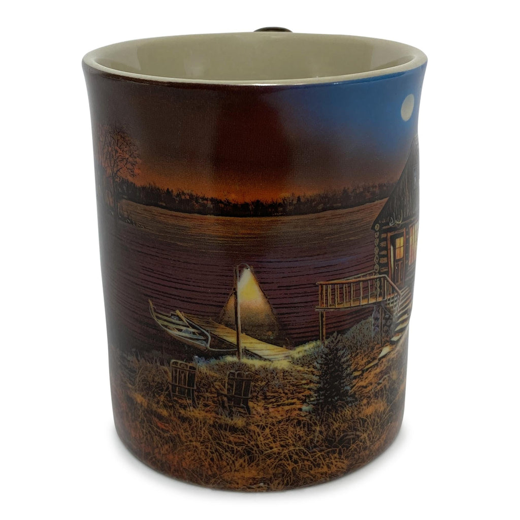 Ceramic Mug 3D 15oz-Cabin Scene