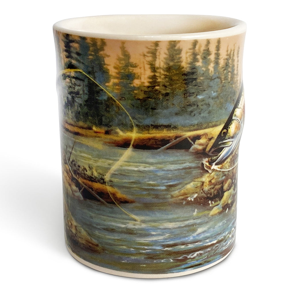 Ceramic Mug 3D 15oz-Rainbow Trout