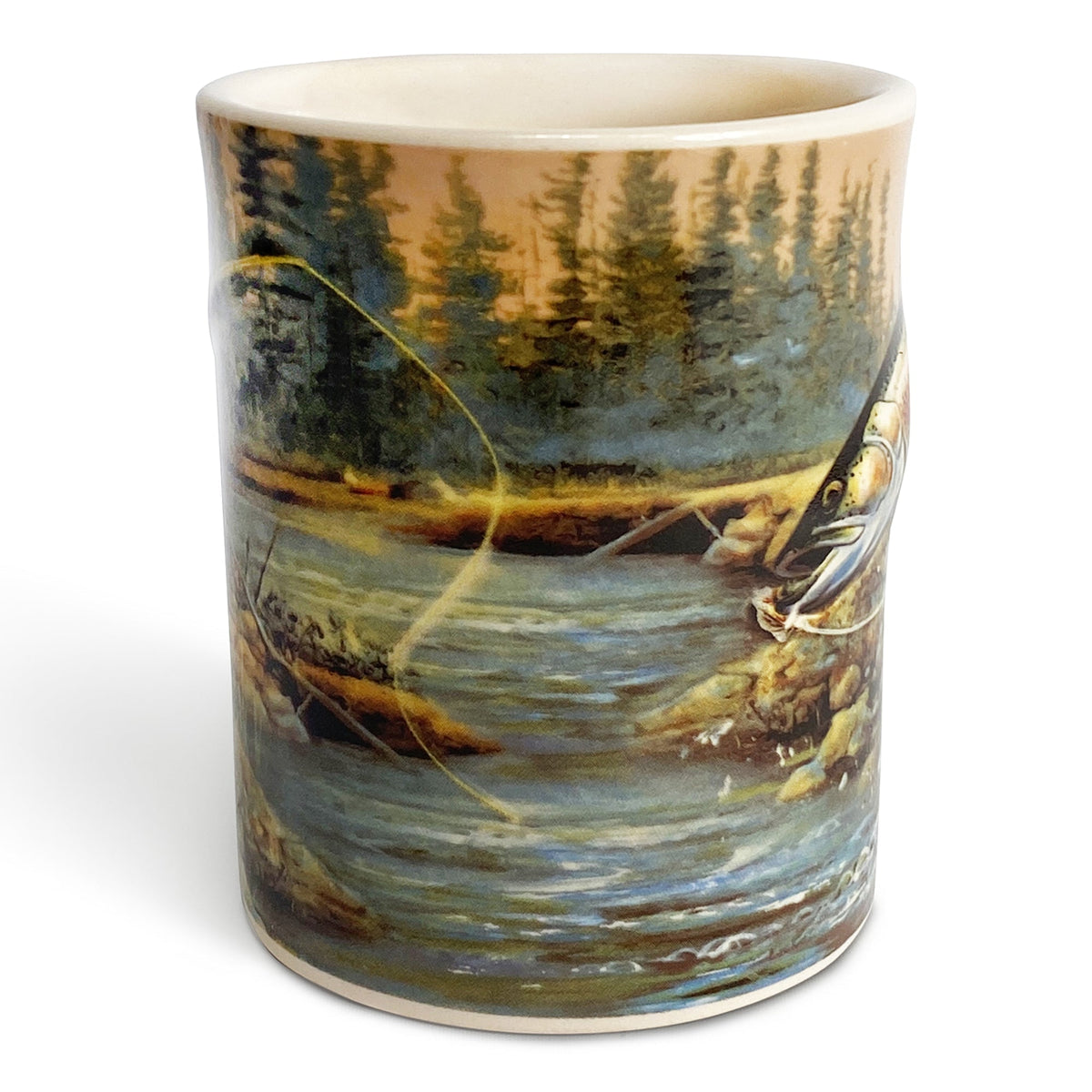 Ceramic Mug 3D 15oz-Rainbow Trout