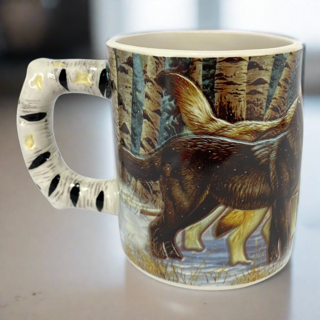 Ceramic Mug 3D 15oz-Wolf Scene