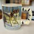Ceramic Mug 3D 15oz-Wolf Scene