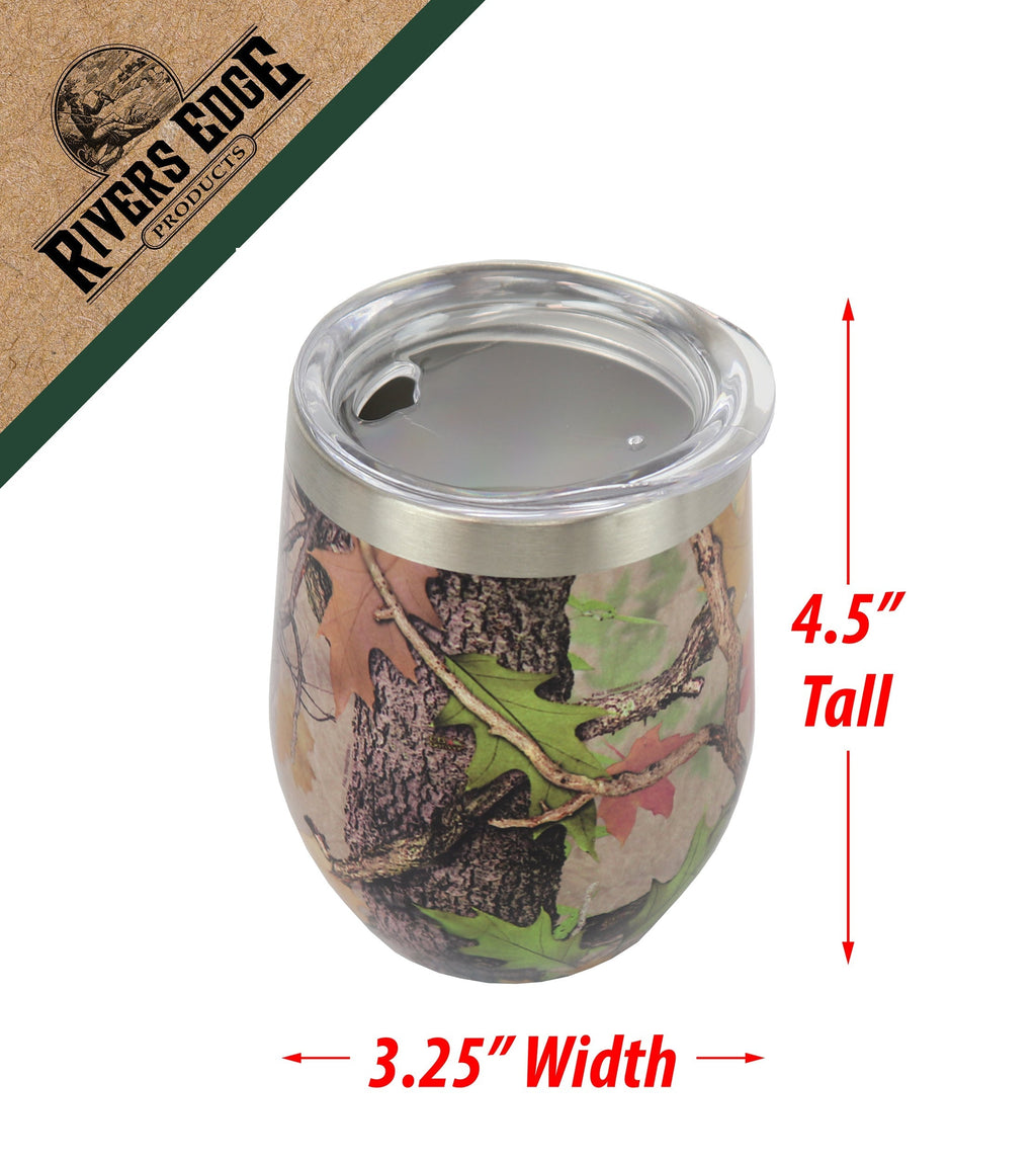 Stemless Wine Glass-Camo