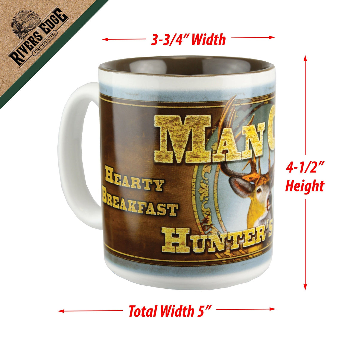 Ceramic Mug 16oz-Deer