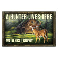 Door Mat Rubber 26in x 17in-Hunter Trophy